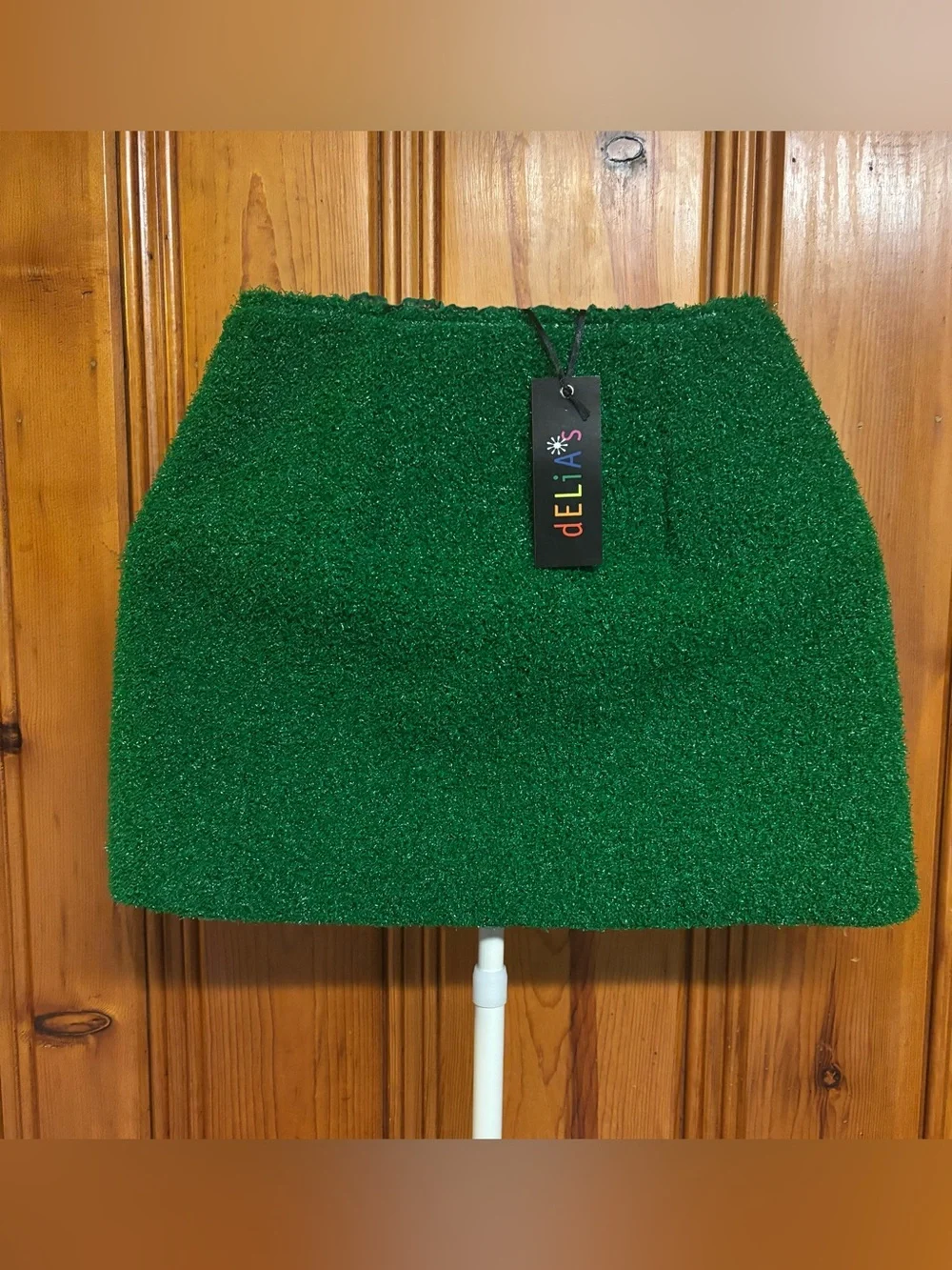 NWT dELiA*s by Dolls Kill It's Always Greener Grass Daisy Mini Skirt XS